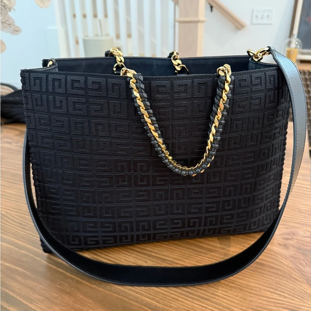 Givenchy Black G-Tote w/ Chain - Picture 6 of 11